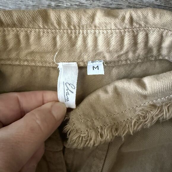 Elan Jacket Women’s Size Medium Frayed Shacket Grunge Rock & Roll Oversized - Picture 6 of 9